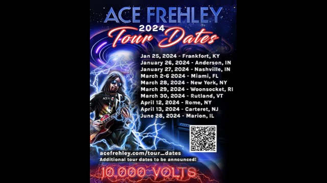 Ace Frehley Announces 2024 Live Dates