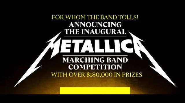 Metallica Marching Band Competition Winners Announces