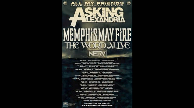Asking Alexandria Announce All My Friends North American Tour