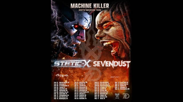 Static-X and Sevendust Add Third Leg To Machine Killer Tour