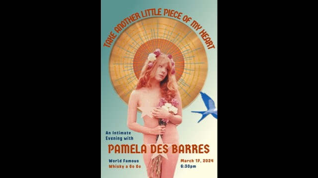 Pamela Des Barres Returning To Whisky a Go Go