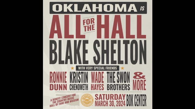 Blake Shelton Announces All for the Hall Concert