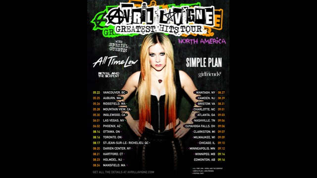 Avril Lavigne Launching The Greatest Hits Tour