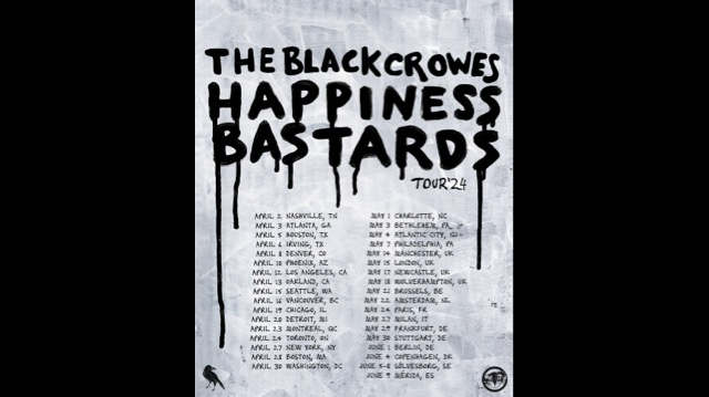 The Black Crowes Announce The Happiness Bastards Tour