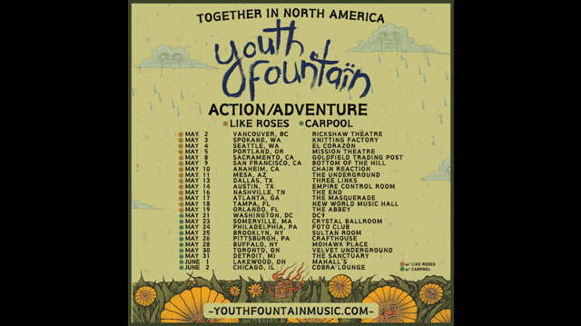 Youth Fountain Launching First North American Headline Tour