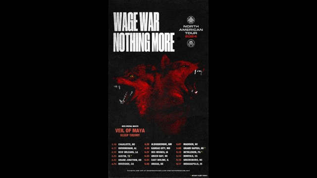 Wage War and Nothing More Announce North American Tour
