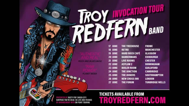 Troy Redfern Announces Invocation Headline UK Tour