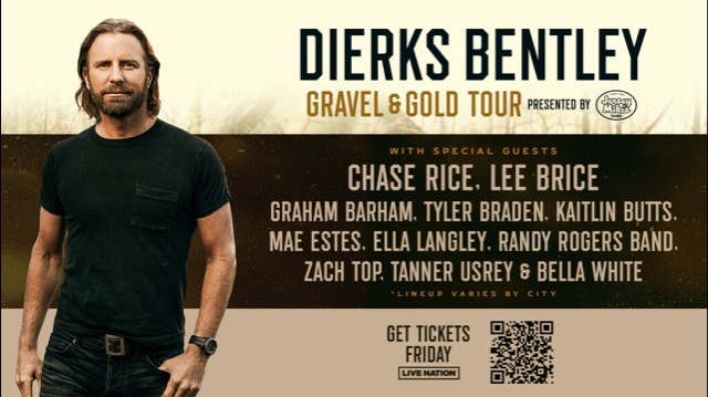 Dierks Bentley Announces 30 New Gravel & Gold Tour Dates