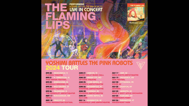 The Flaming Lips Announced More 'Yoshimi Battles The Pink Robots' Shows