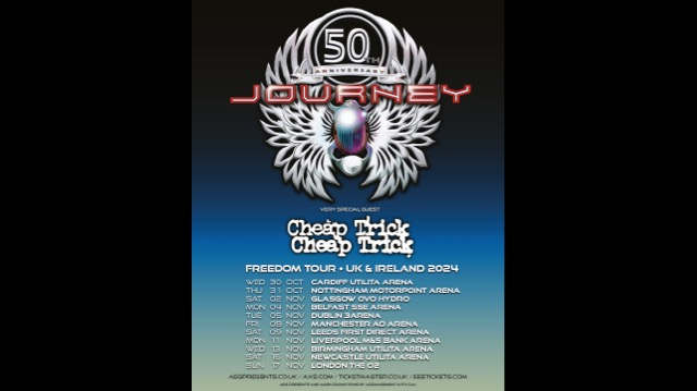 Journey And Cheap Trick Taking The Freedom Tour Across The Pond
