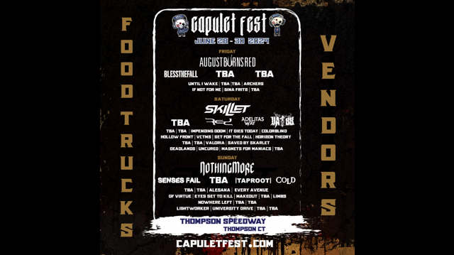 August Burns Red, Skillet, and Nothing More Lead Capulet Fest Lineup