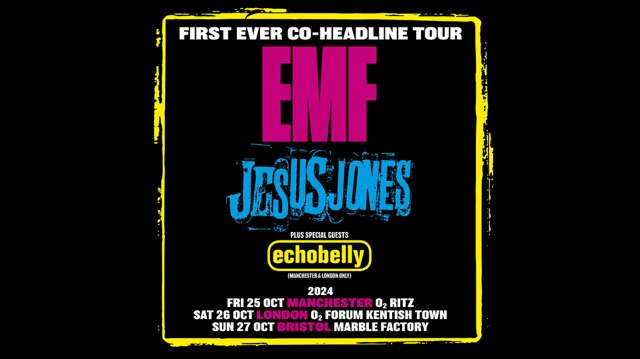 EMF and Jesus Jones Announce Coheadline Tour Dates
