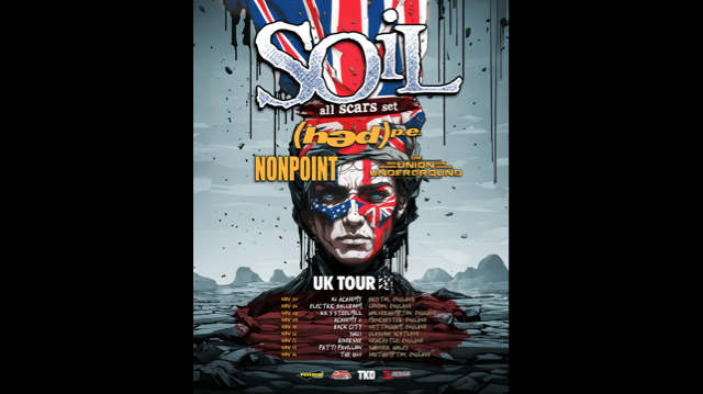 SOiL Recruit (Hed)PE, Nonpoint, And The Union Underground For UK Tour