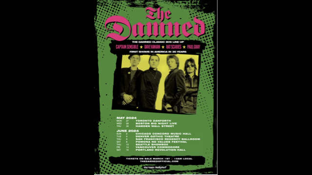 Rat Scabies Reuniting With The Damned For U.S. Tour