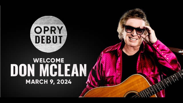 Don McLean To Make Grand Ole Opry Debut In March