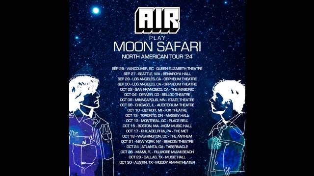 AIR Celebrating Moon Safari With North American Tour