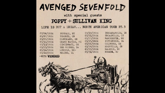 Avenged Sevenfold Kick Off Life Is But a Dream... North American Tour