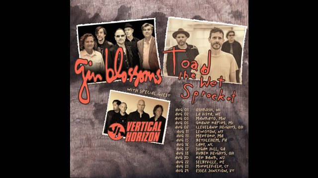 Gin Blossoms and Toad The Wet Sprocket Plot Summer Tour