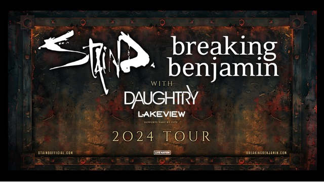 Staind, Breaking Benjamin, Daughtry and Lakeview Plot U.S. Tour