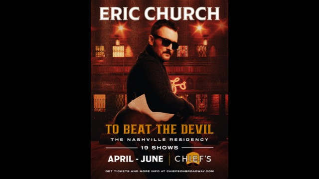 Eric Church Announces To Beat The Devil Residency