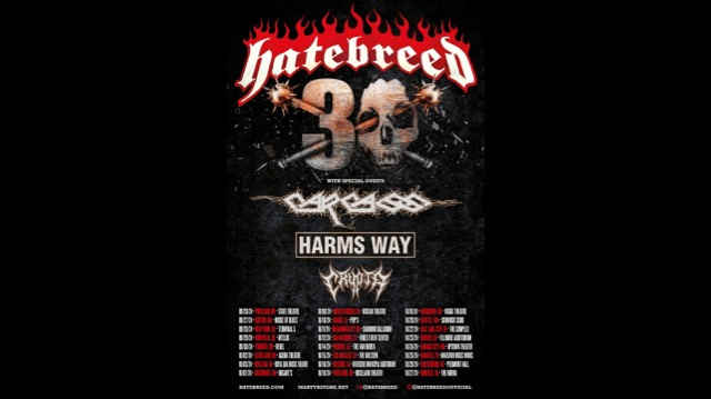 Hatebreed Announce North American 30th Anniversary Tour