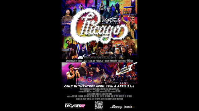Chicago & Friends in Concert Coming To Movie Theaters