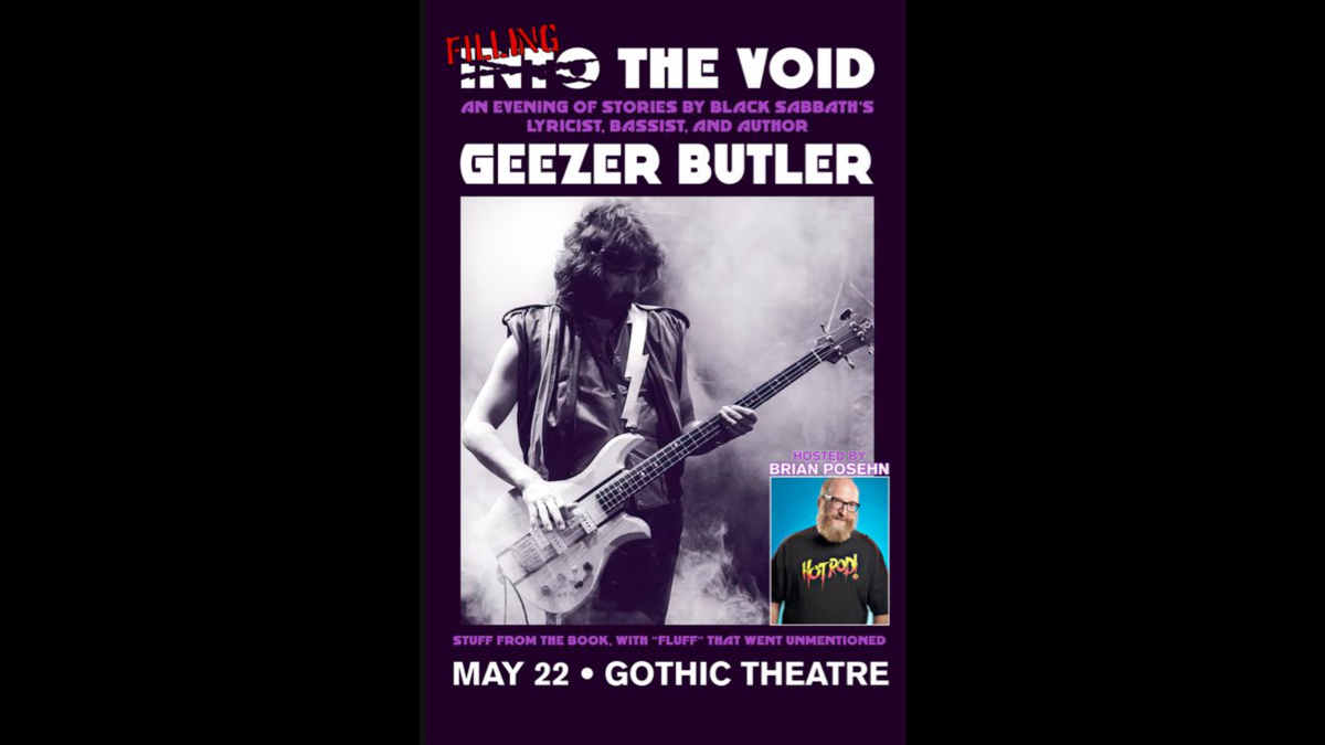 Black Sabbath's Geezer Butler To Interviewed At Filling The Void Event
