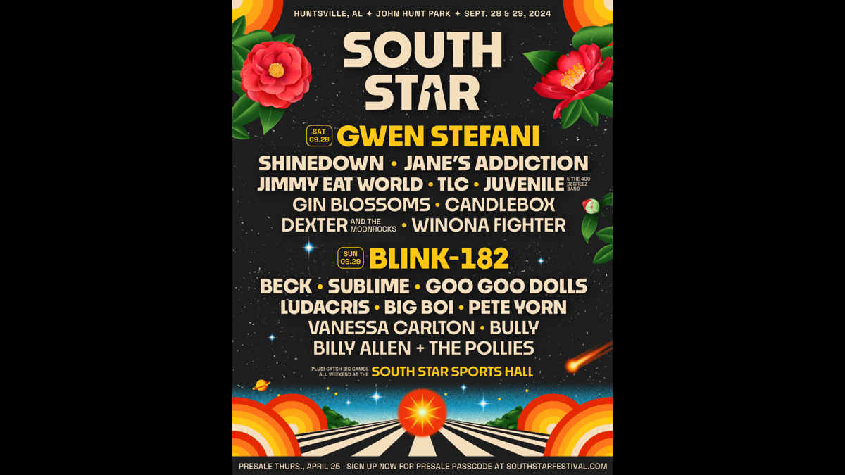 blink-182 Lead Inaugural South Star Festival Lineup