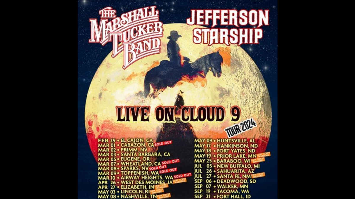 The Marshall Tucker Band and Jefferson Starship Launching Second Leg of Live on Cloud 9 Tour