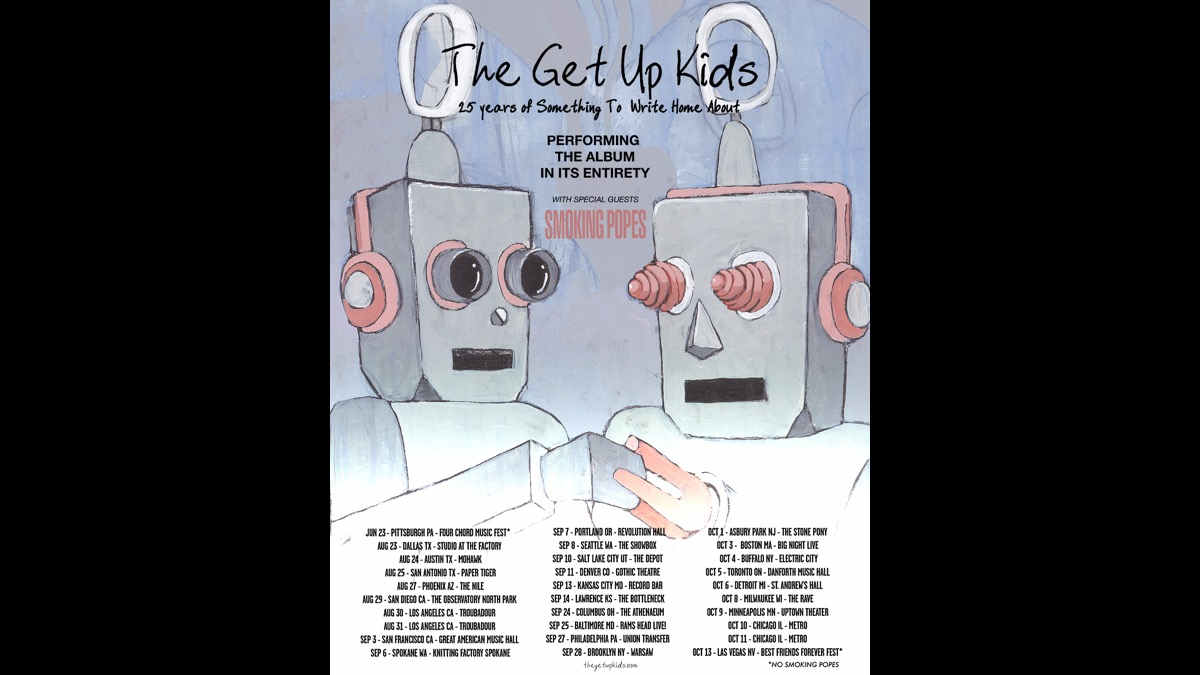 The Get Up Kids Announce 'Something to Write Home About' 25th Anniversary Tour
