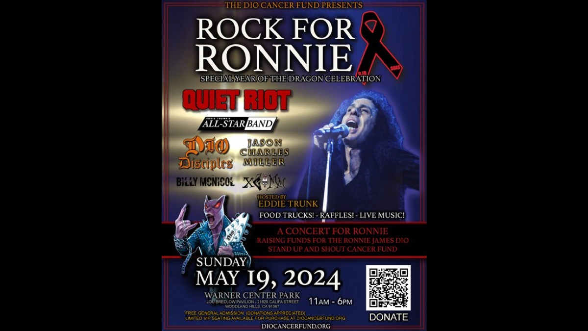 Quiet Riot Headlining 2024 Rock For Ronnie's Year Of The Dragon Concert