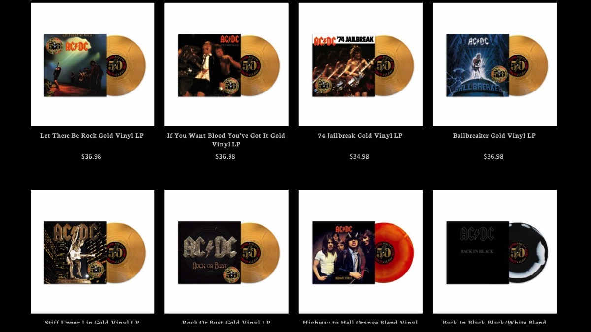 AC/DC Reveal 2nd Batch Of 50th Anniversary Reissues