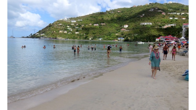 Beaches in Tortola are not crowded