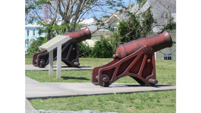Cannons at Fort Nassau