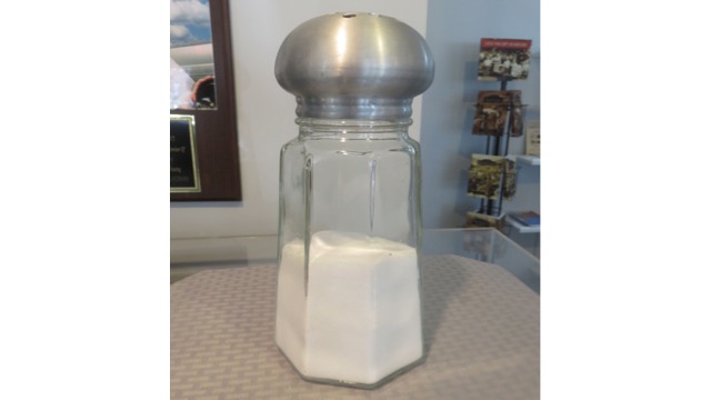 Giant salt shaker