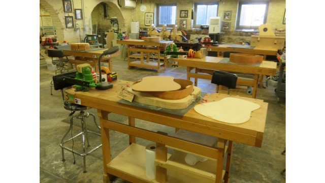 The lutherie at the Wayne C. Henderson School of Appalachian Arts